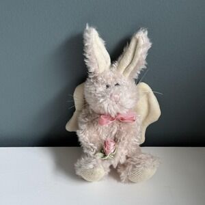 Boyds Bears Pink Bunny Angel Mini Jointed Arms & Legs Easter Bunny Rabbit 7" T73